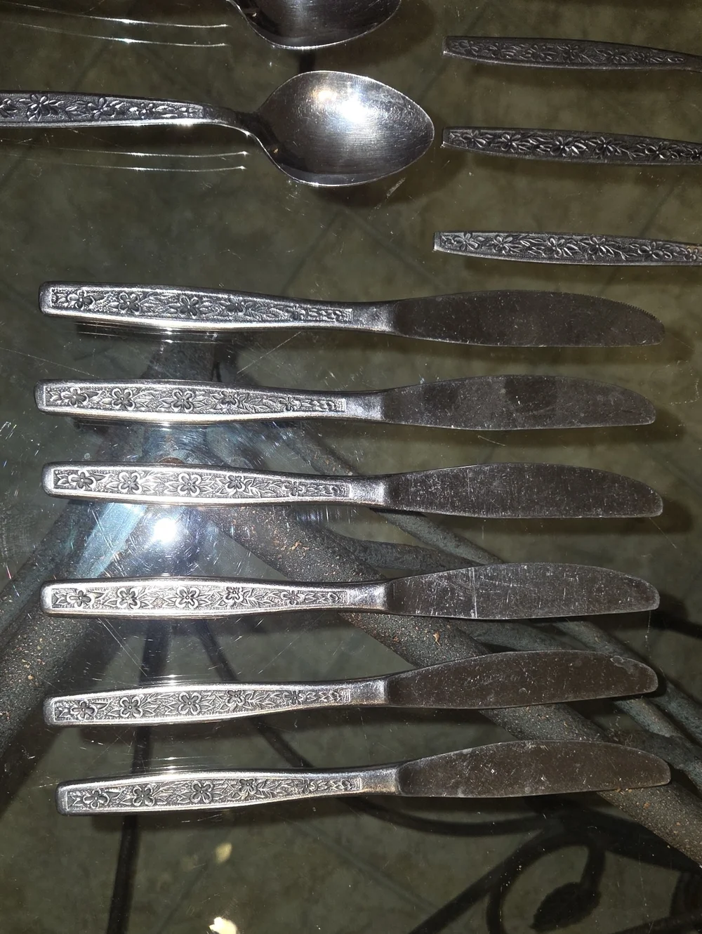 Vintage Rogers La Spana by Stanley Roberts 18 Piece Stainless Flatware Set